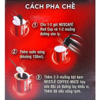 Cà Phê Nestlé Red Cup hộp giấy 30g (15 gói x 2g) - Combo 5 hộp