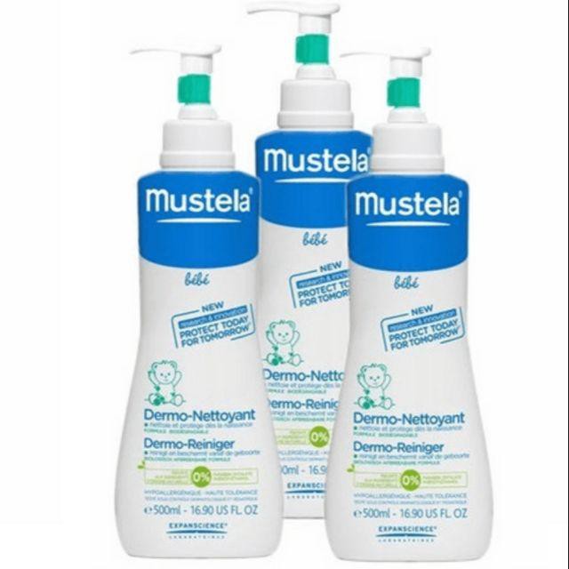 Sữa tắm gội 2 in 1 dành cho bé Mustela 500ml