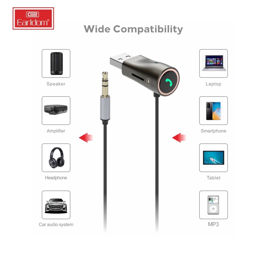 [Mã BMBAU50 giảm 10% đơn 99K] USB Thu Bluetooth Dành Cho OTO Earldom ET-M65 chính hãng