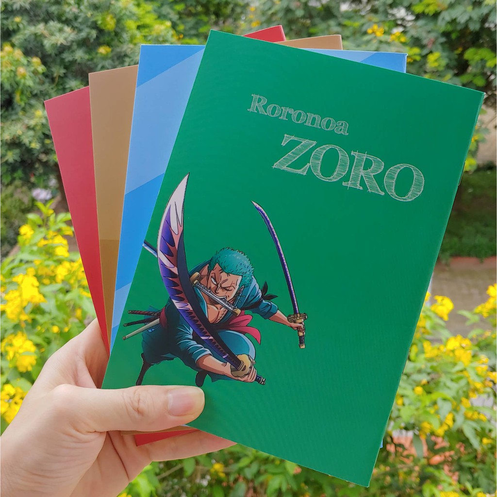 Vở Zoro bìa xanh khổ A5 như hình 80trang