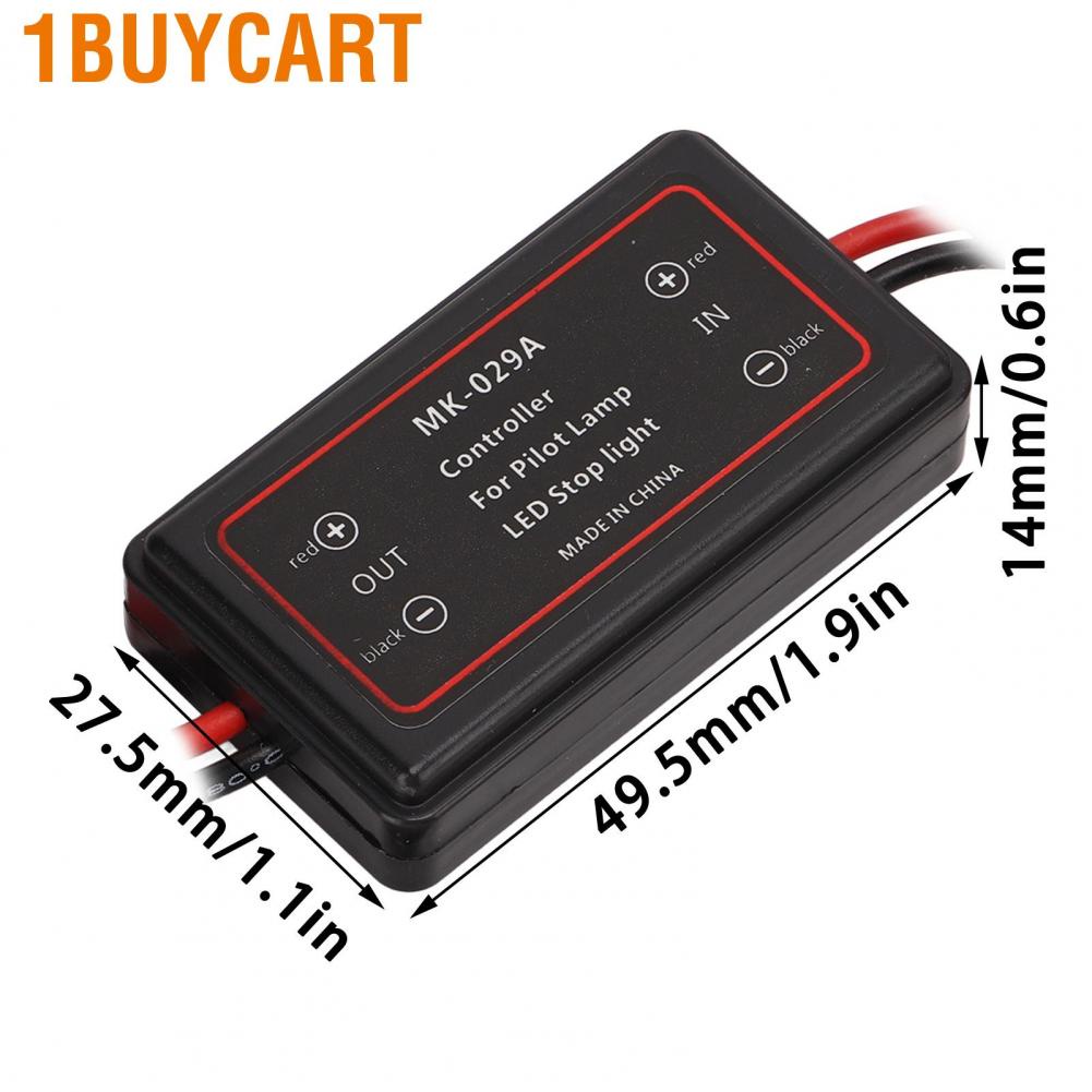 1buycart Car LED Marker Pilot Tail Light Controller IP65 Waterproof Red 18AWG for Cars SUVs Vans Trucks Trailers