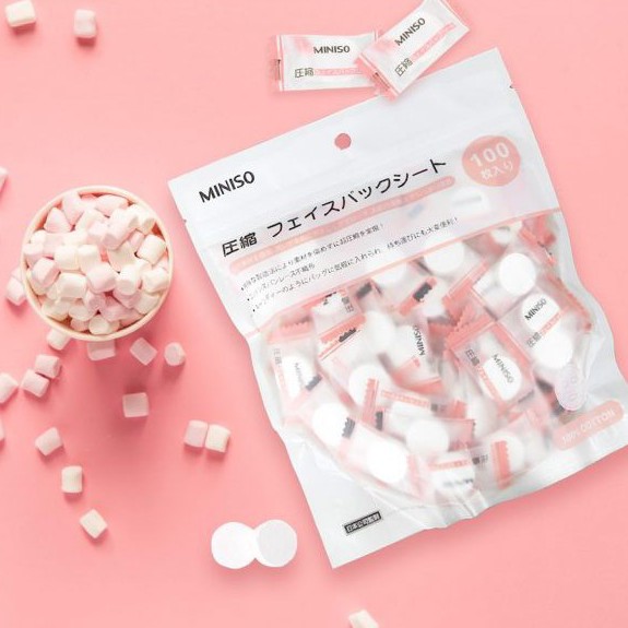 [Mã ICBBACK1219 hoàn 20K xu đơn 0Đ] Mặt Nạ Viên Nén Miniso Nhật Bản Set Lẻ | BigBuy360 - bigbuy360.vn