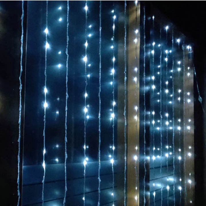 Đèn led rèm hiệu ứng mưa rơi thác nước đổ | Shopee Việt Nam