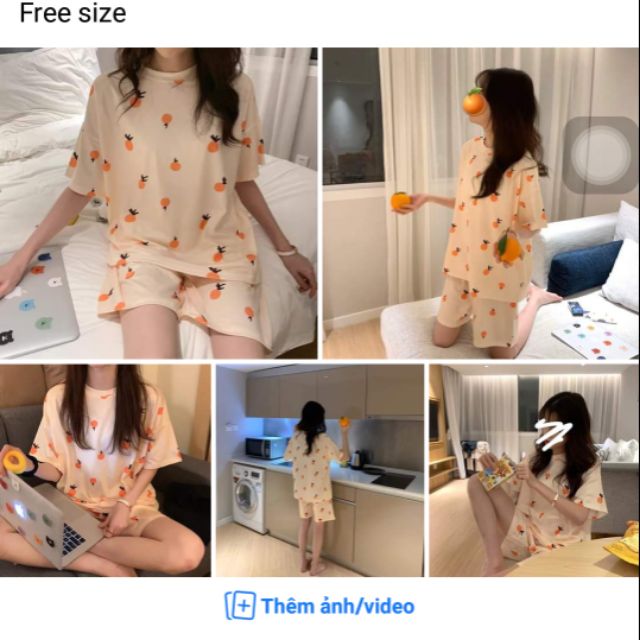 Bộ ngủ cam