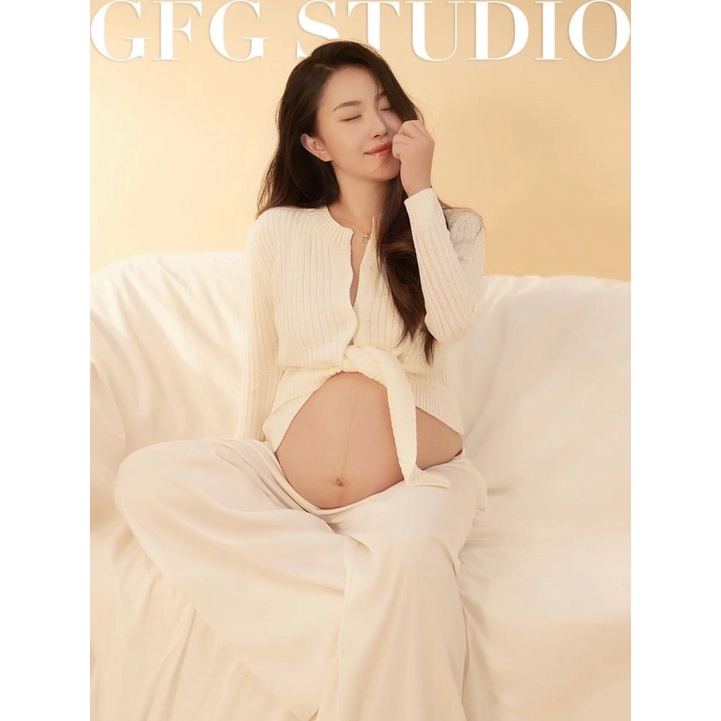 Đầm Bầu Váy Bầu Chụp Ảnh Nghệ Thuật Ôm Body Sang Chảnh CA08