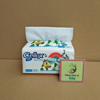 Giấy rút lụa 230 tờ Cellox (Bịch trắng)