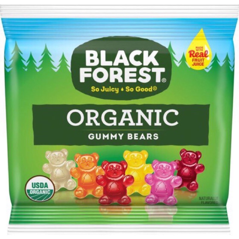 Kẹo dẻo gấu trái cây hữu cơ black forrest organic gummy bears mỹ - ảnh sản phẩm 6