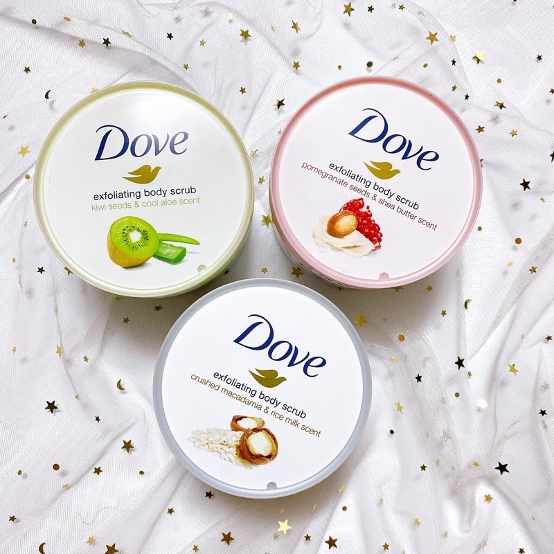 Tẩy da chết body Dove Exfoliating Body Polish 225ml