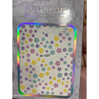 Sticker trang trí nail hoa nhí