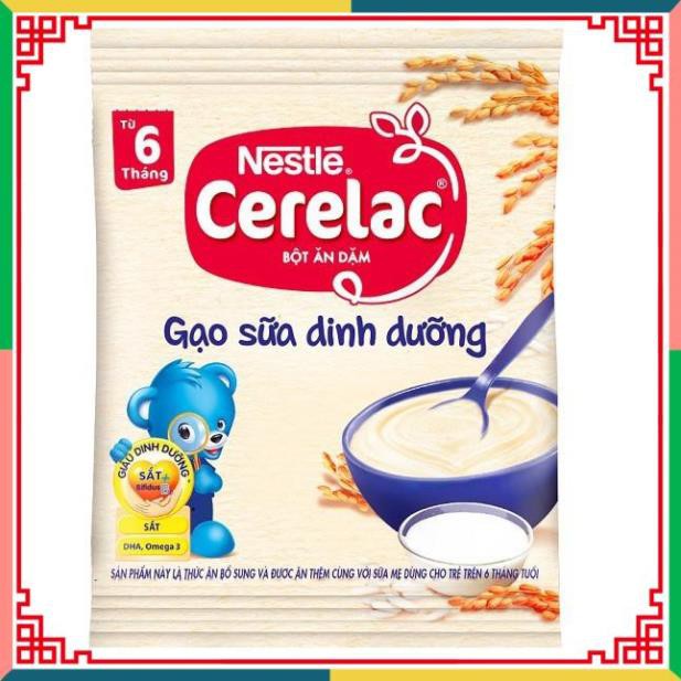 Combo 2 Gói Bột Ăn Dặm Nestle CERELAC Gạo Sữa Dinh Dưỡng 20g/gói
