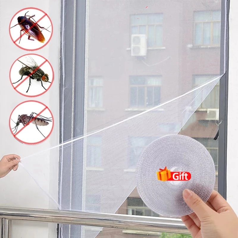 [Buy 1 Tặng 1] Màn Lưới Dán Cửa Sổ Chống Muỗi Tự Dính Vô Hình DIY