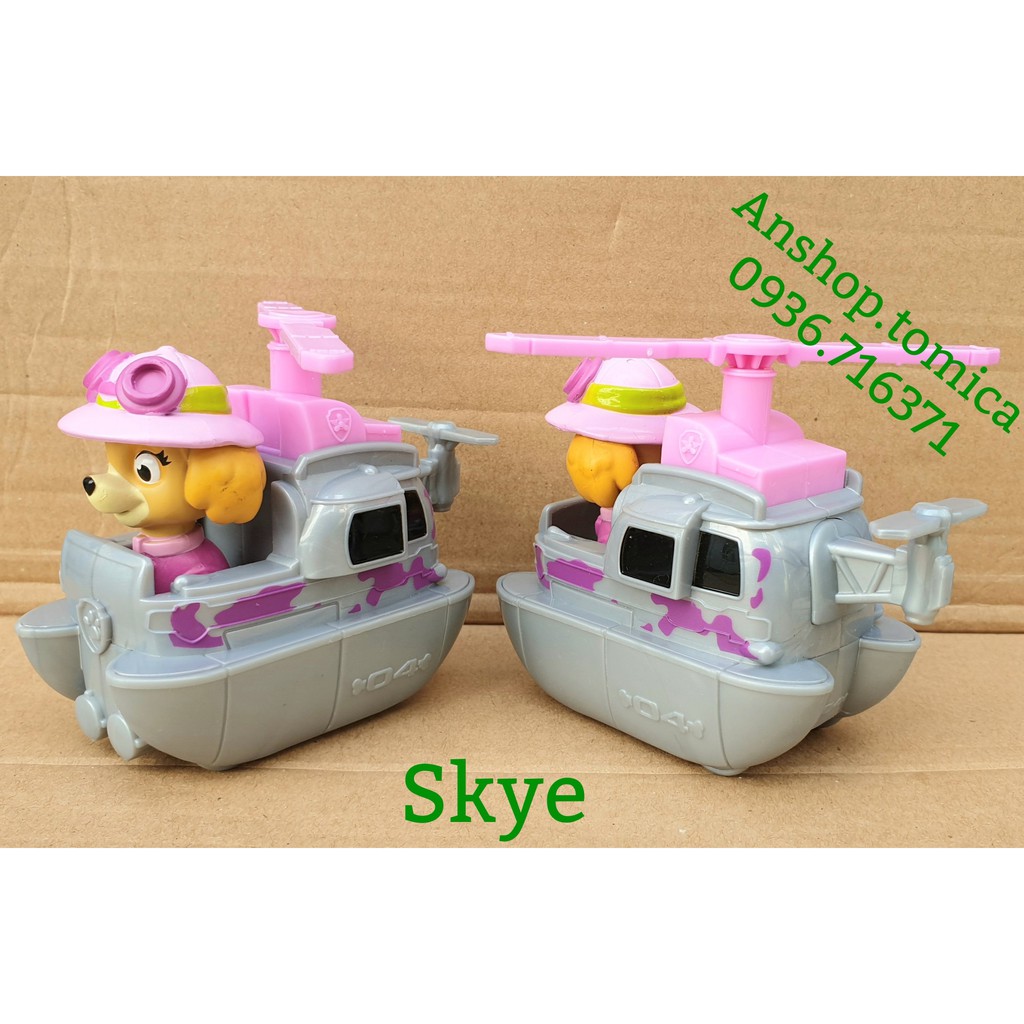 Xe mô hình chú chó Skye trong phim hoạt hình "Đội Chó Cứu Hộ"