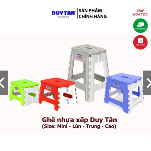 Ghế Nhựa Xếp Duy Tân nhiều màu