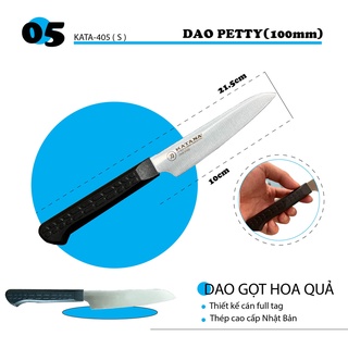 Dao bếp cao cấp thương hiệu KATANA Basic Petty KATA405 - Dao gọt hoa