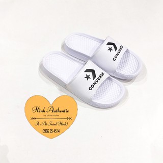 Dép Converse quai ngang Slide Slip White