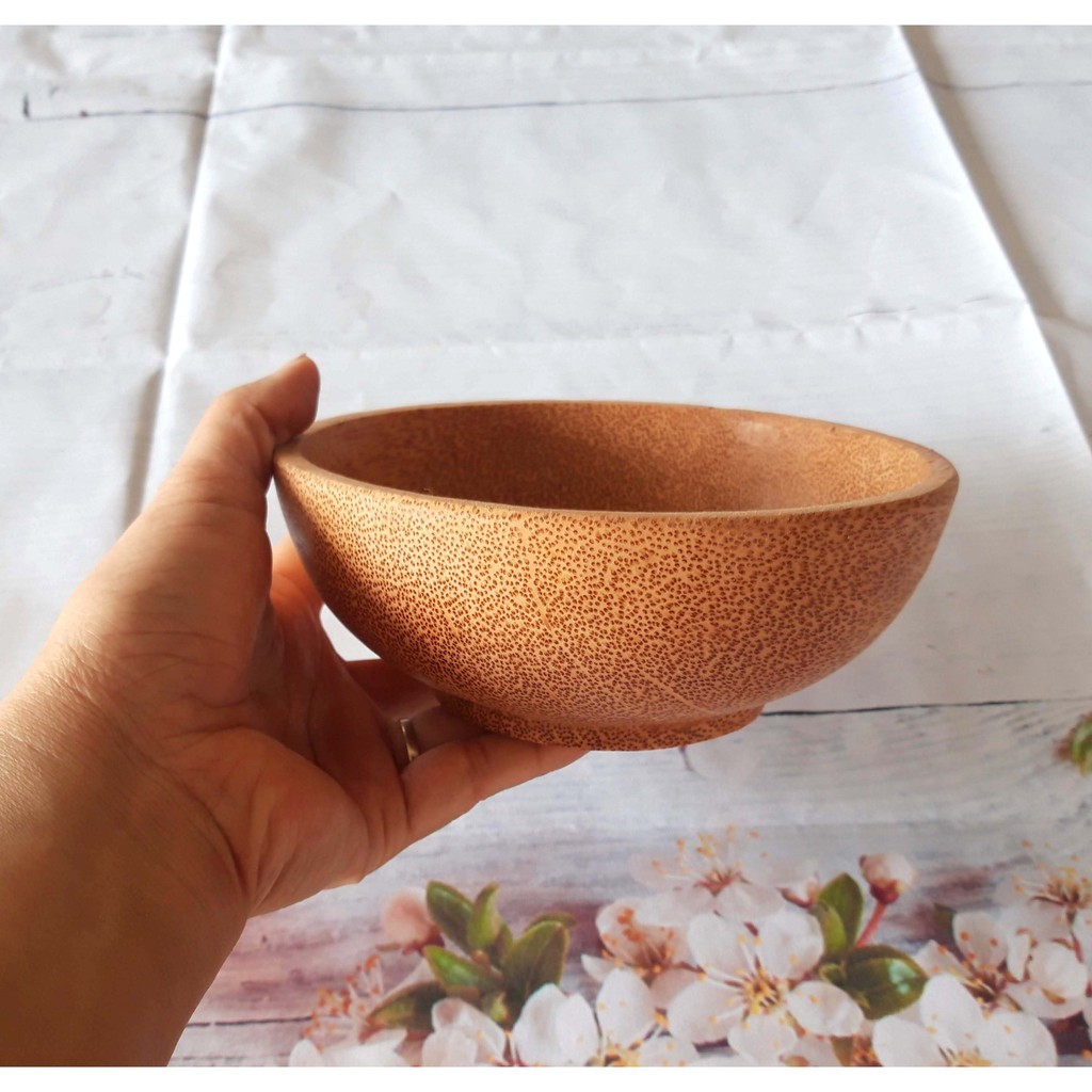 Tô Canh Tròn Gỗ Dừa| YESCOCO XƯỞNG SX
