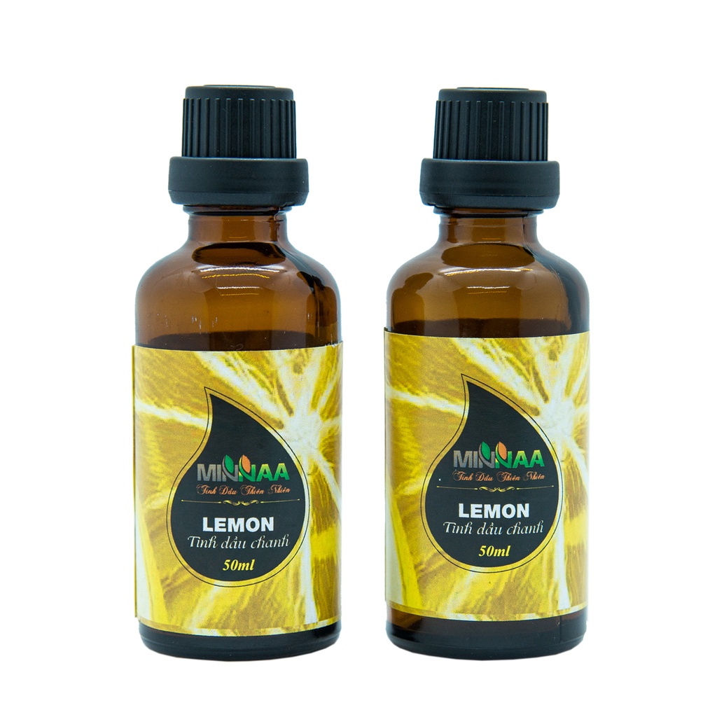 Chai 50ml Tinh dầu thơm phòng Minnaa hương chanh khử mùi hiệu quả