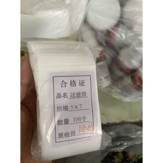 100 túi lọc trà đựng phân tan chậm