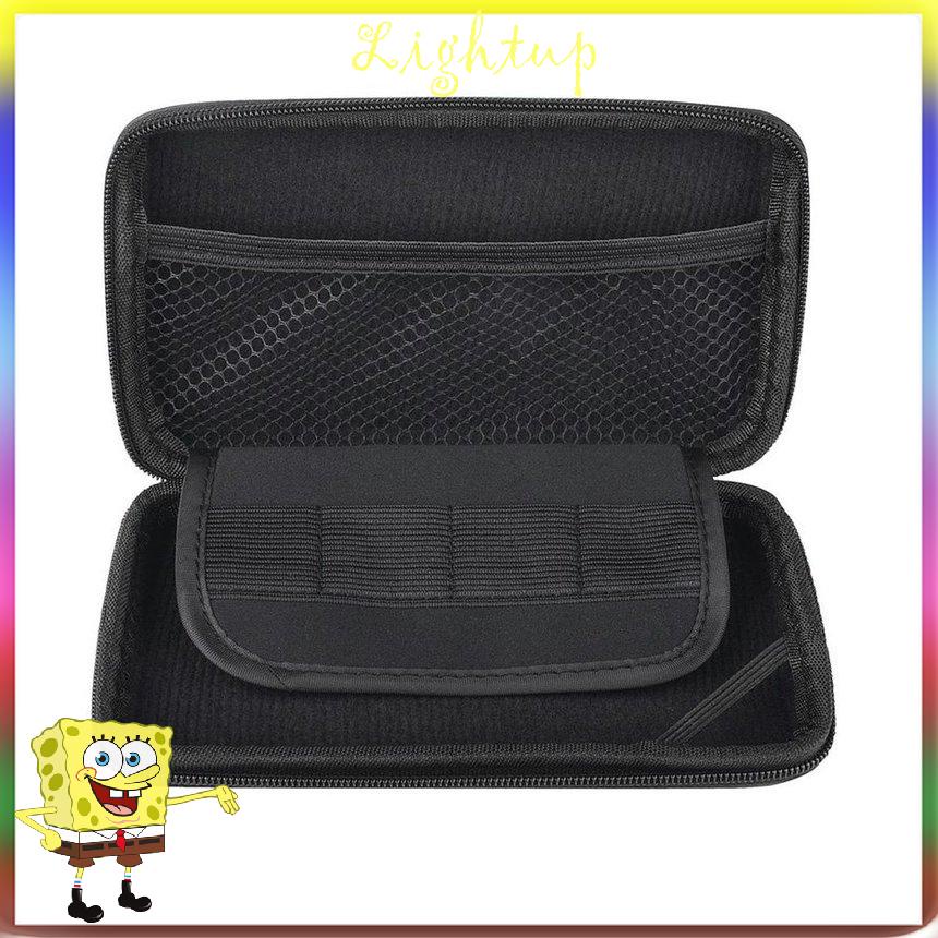Túi cứng đựng máy chơi game Nintend 3DS LL bằng EVA màu đen
