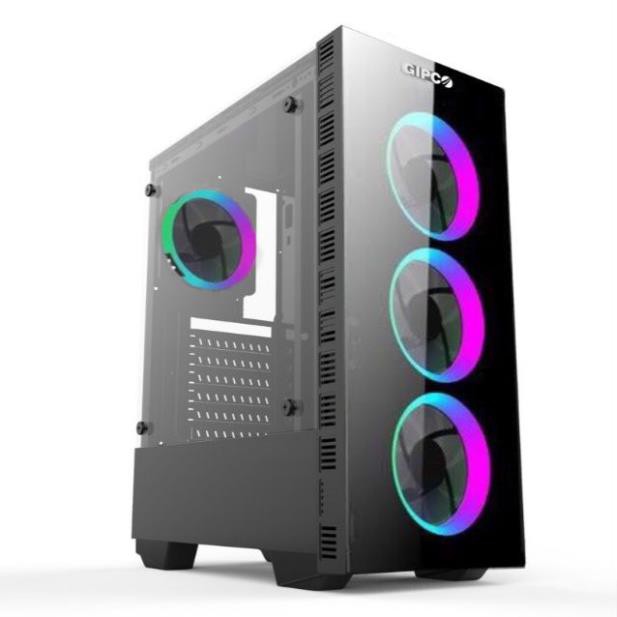 🍀 TẶNG KÈM 3 FAN LED ➡️ VỎ  Cây PC gaming GIPCO mã 5986LH cực chất!