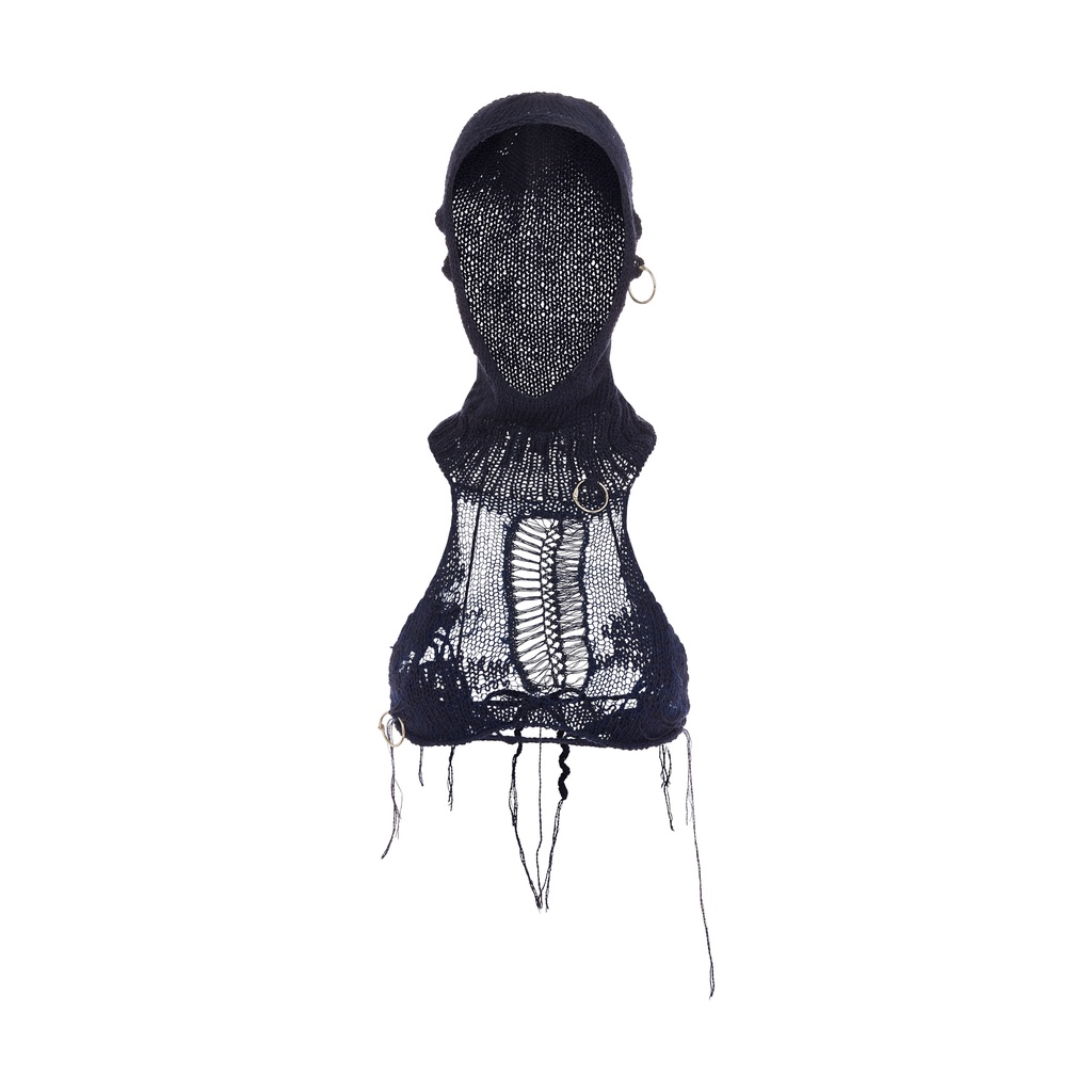 " ÁO ĐAN LEN CÓ NÓN - SIGMA KNIT BALACLAVA TOP "
