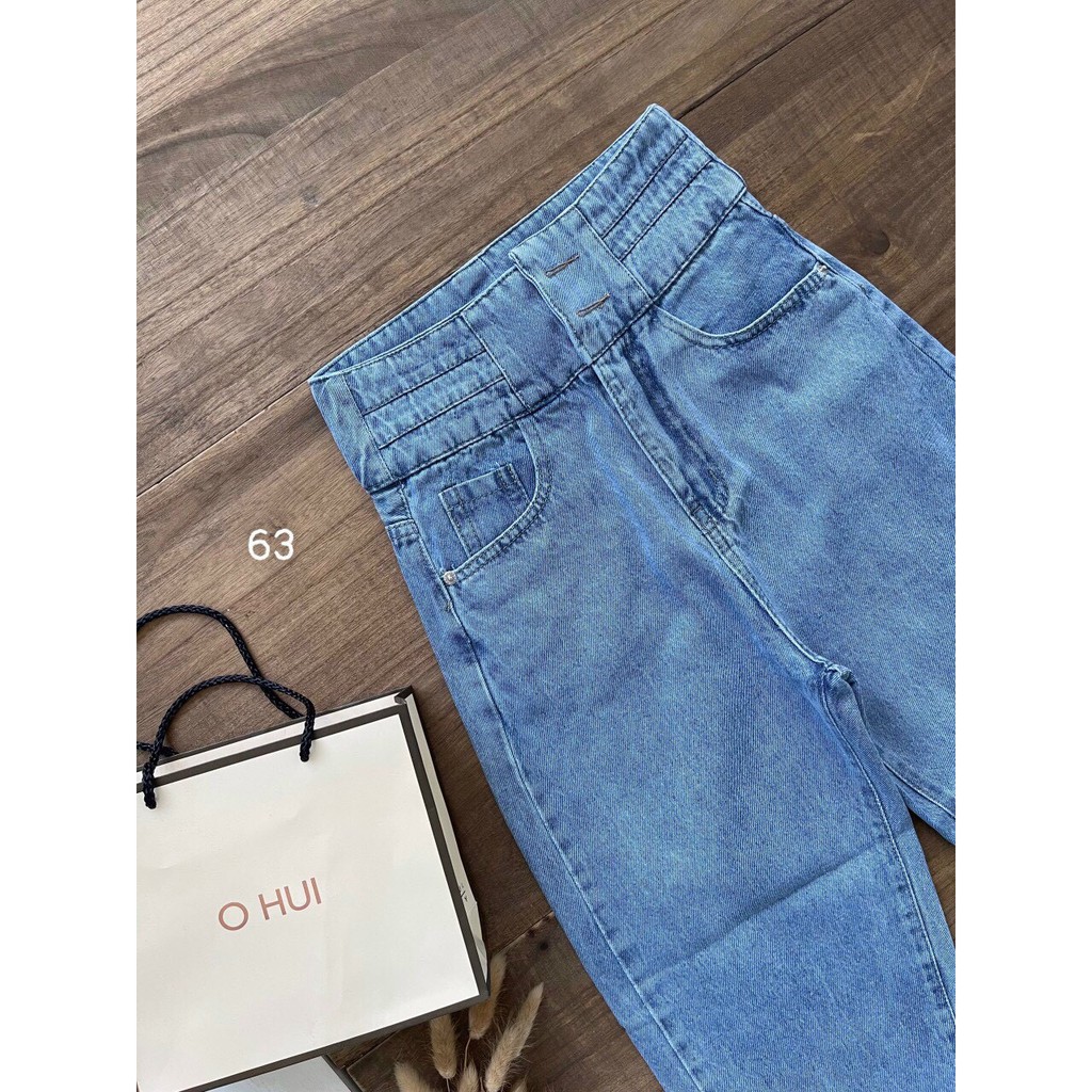 QUẦN JEAN BAGGY NỮ CẠP CAO LƯNG CÁ TÍNH MS 63 [CLIP THẬT] [FREESHIP] hàng loại 1, VẢI DÀY | BigBuy360 - bigbuy360.vn