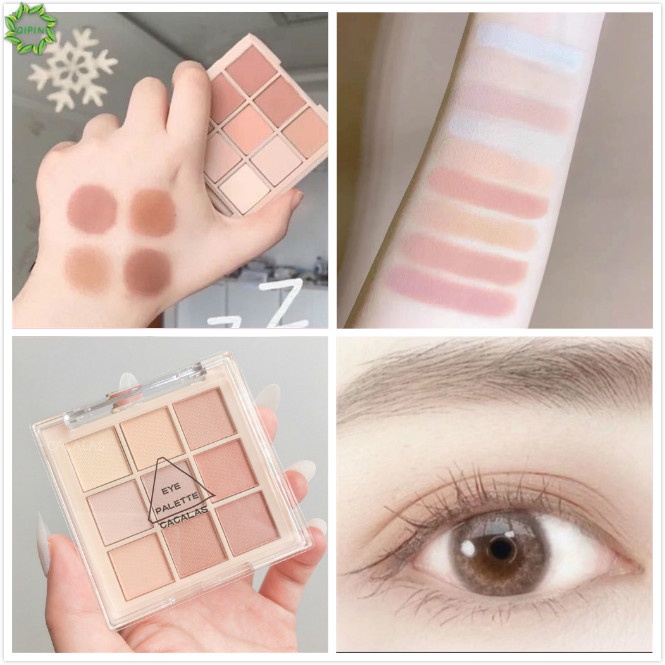 [Hàng mới về] Bảng phấn mắt chín màu lì nude không phai chống thấm nước sử dụng hàng ngày cho nữ | BigBuy360 - bigbuy360.vn