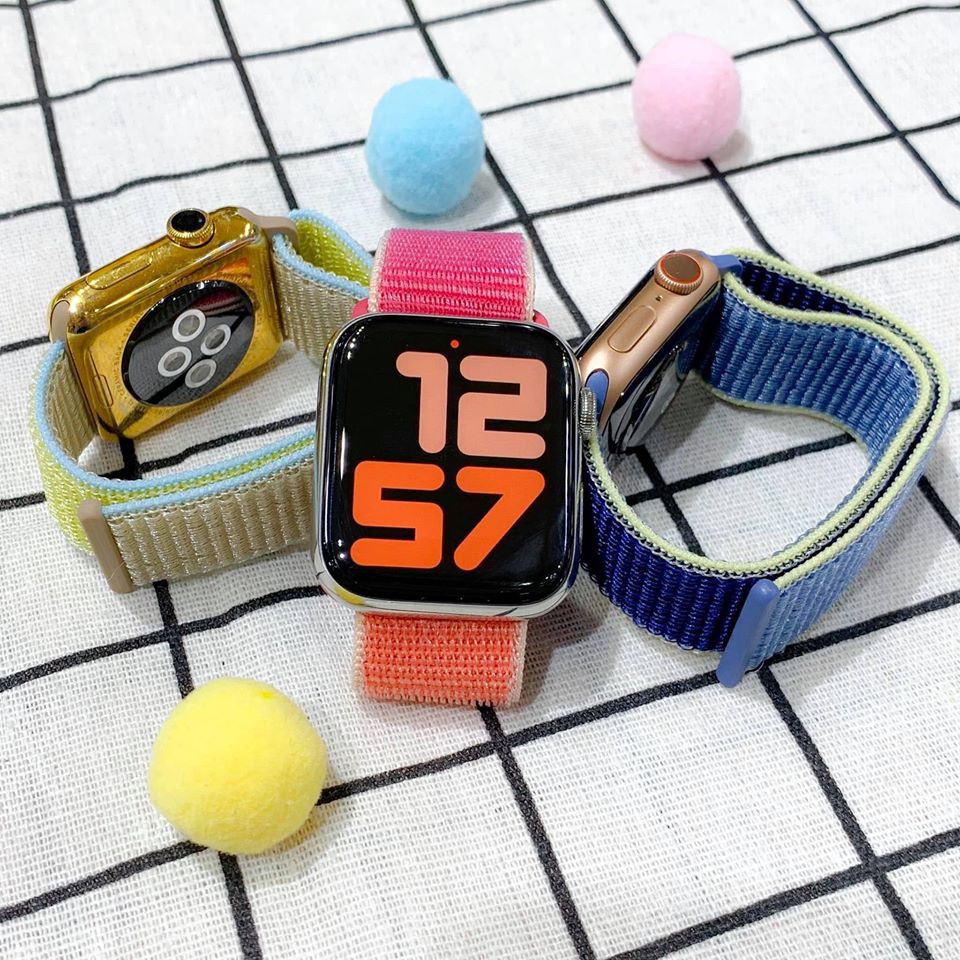 Dây nylon sportsloop 5 màu mới dành cho Apple Watch Series 5