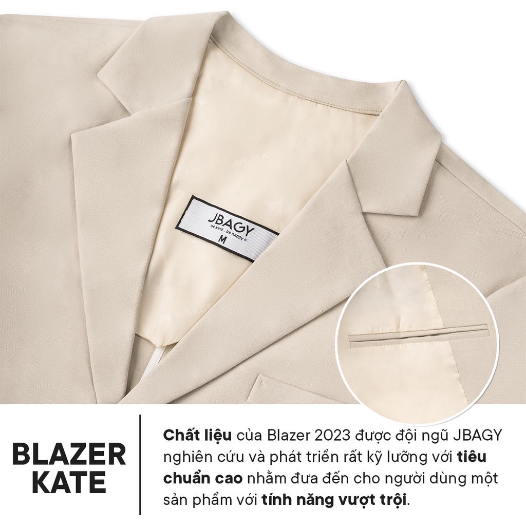 Áo khoác blazer nam form rộng 1 lớp phong cách tối giản đệm vai có lót trong thoáng mát thương hiệu JBAGY - JK0106 | BigBuy360 - bigbuy360.vn