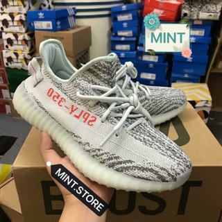 (Video cận cảnh) Giày Sneaker YZY Blue Tint