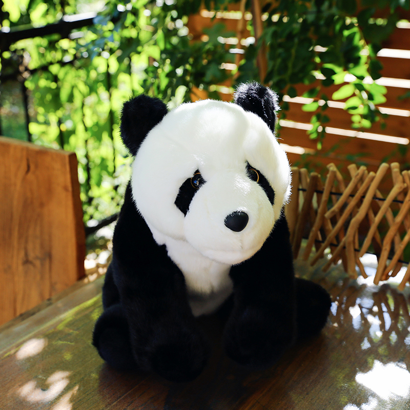 Cute panda plush toy simulation panda doll sleeping pillow small doll girl doll gift~~