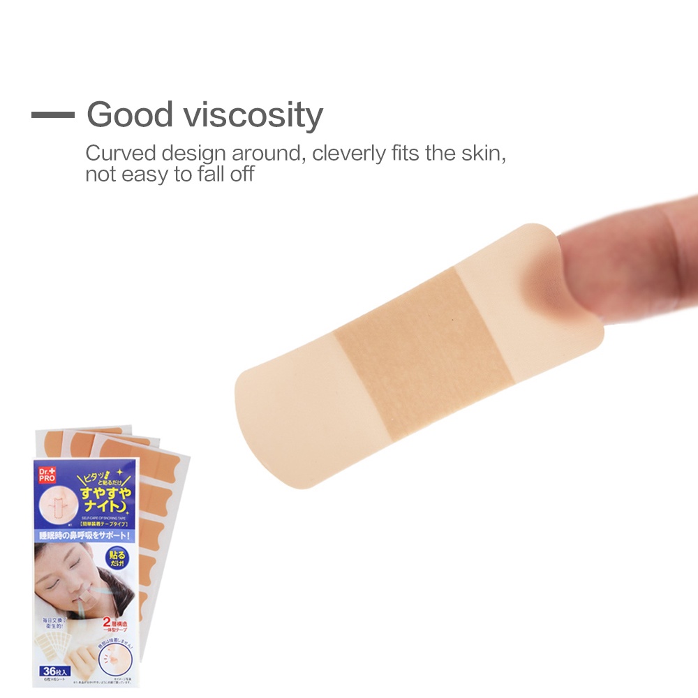 Set 36 miếng dán miệng SALORIE chống ngáy hỗ trợ giấc ngủ ngon tiện dụng