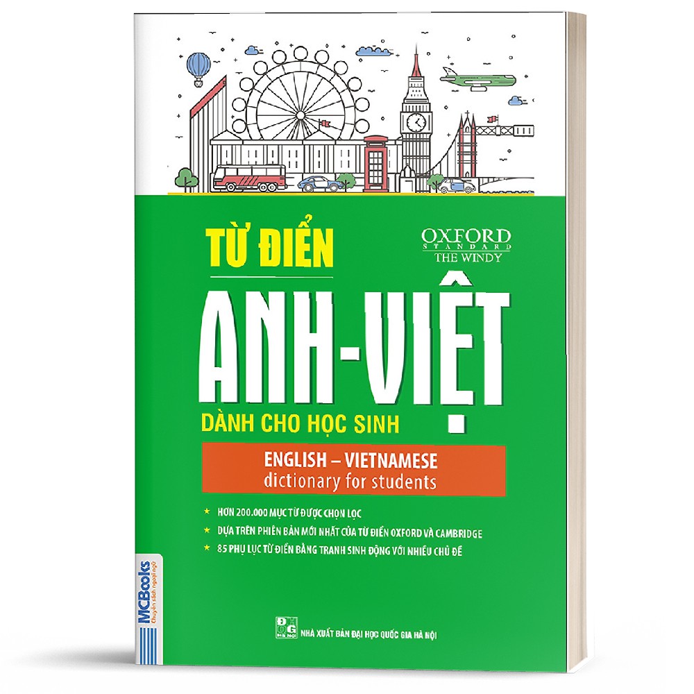 [Mã LIFE2410K giảm 10K đơn 20K] Sách - Từ điển Anh-Anh-Việt dành cho học sinh (Tái bản 2020) - MCBooks