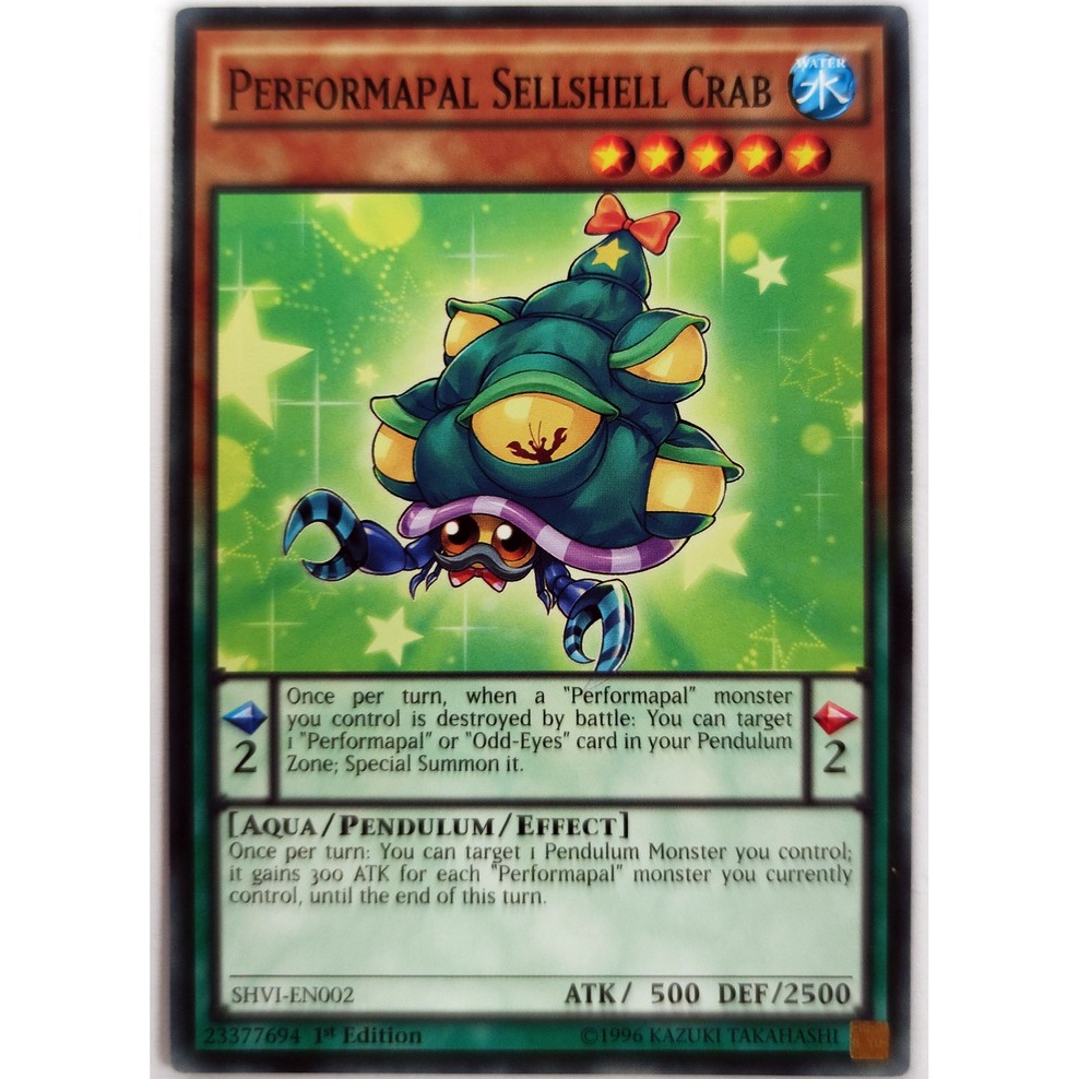 [Thẻ Yugioh] Performapal Sellshell Crab |EN| Common