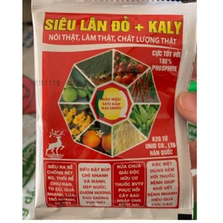 Siêu Lân Đỏ + Kaly SIÊU RA RỄ, CHỐNG THỐI RỄ, MẬP BÔNG, ĐỀU BÔNG, BÔNG TO, ĐẸP LÁ Gói 22ml