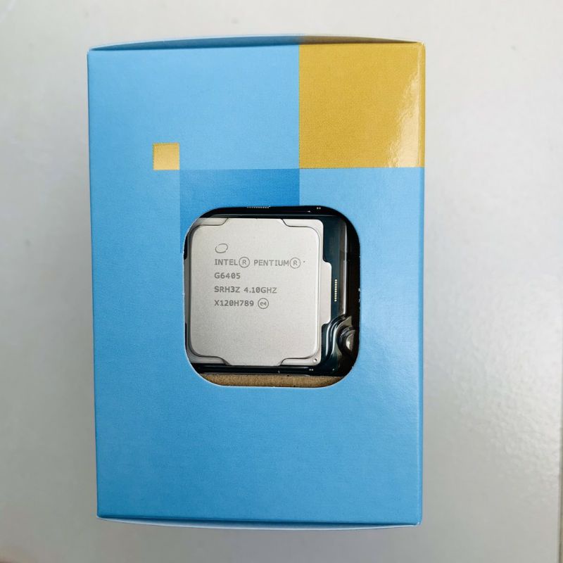 Cpu intel G6405 g6400 box chính hãng