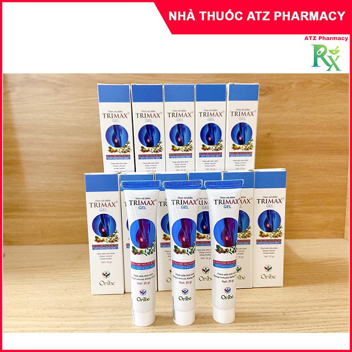Trimax - Gel / Trimax bôi và viên uống Hỗ trợ người bị trĩ - Atzpharmacy