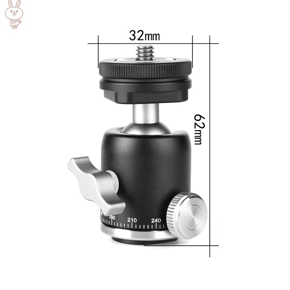 Đầu Nối Micro Đa Năng 360 ° 1 / 4 Inch Cho Camera Dslr