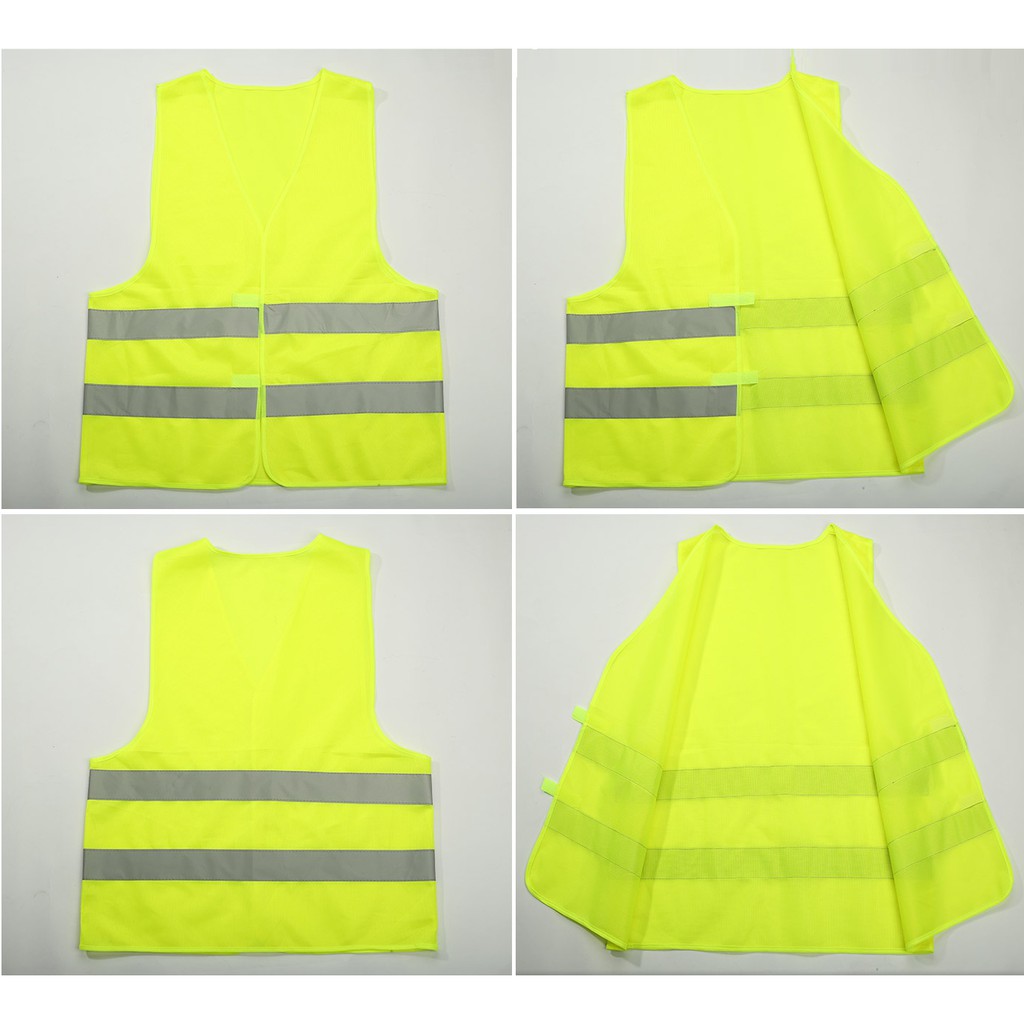 Áo Lưới Bảo Hộ Phản Quang Xanh Cao Cấp