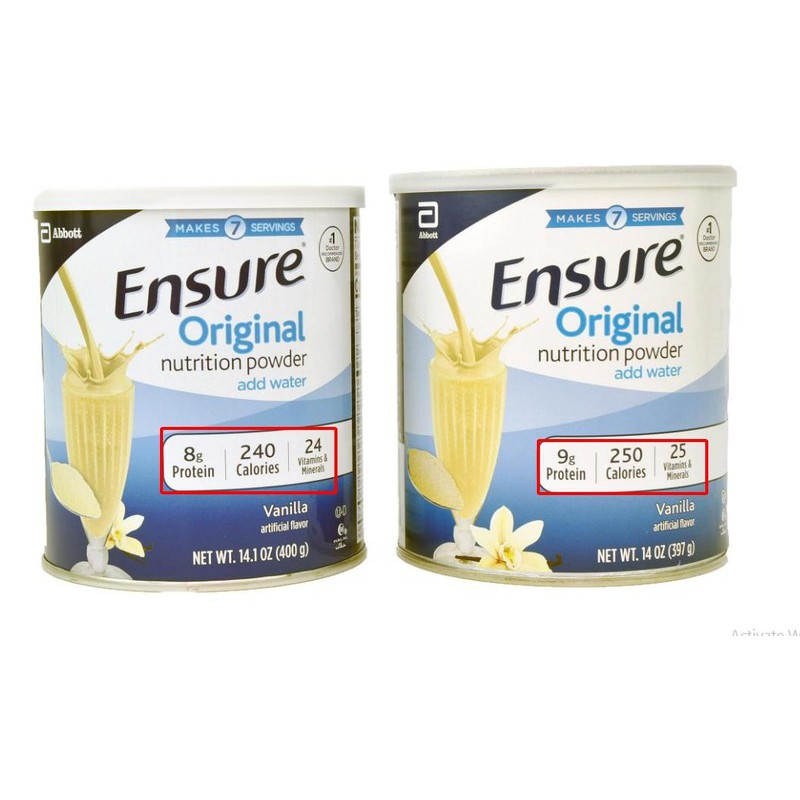 Sữa Bột Ensure Original Nutrition Powder (397g) - Mỹ