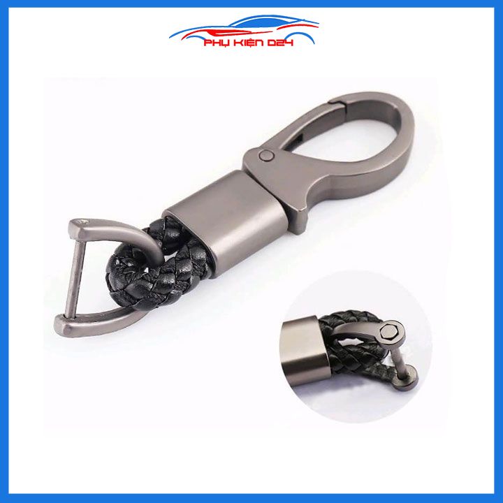 Ốp khóa cacbon Kia K3 2022-2023 kèm móc khóa