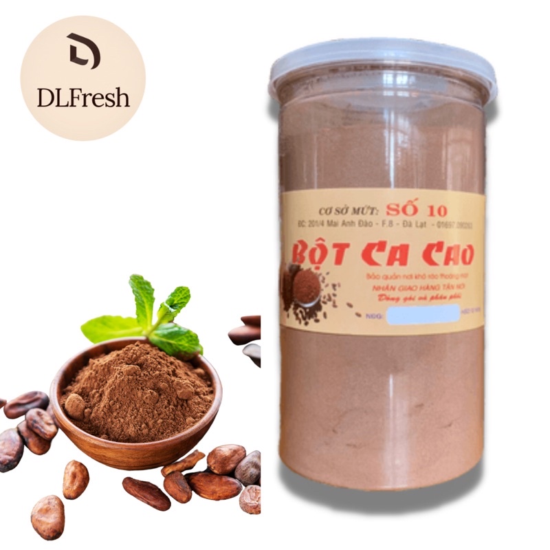 Bột cacao DLFresh bột ca cao nguyên chất