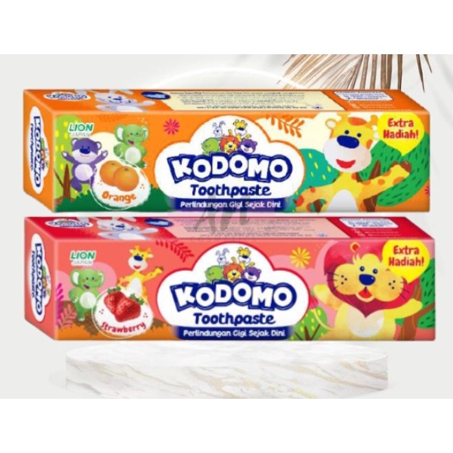 Kem đánh răng cho bé an toàn nuốt được Kodomo 45gr - Indonesia