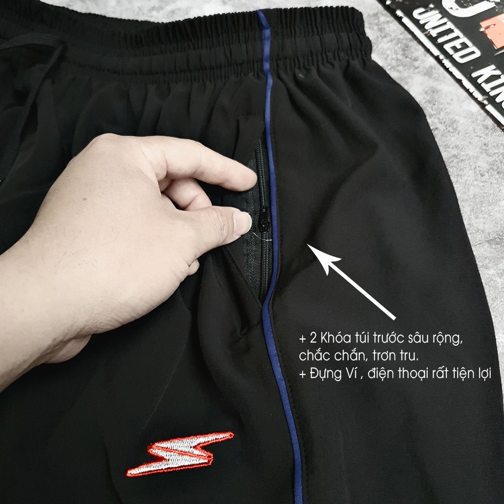 Quần Short nam dáng rộng big size 2 màu vải gió siêu đẹp (70-85kg) | BigBuy360 - bigbuy360.vn