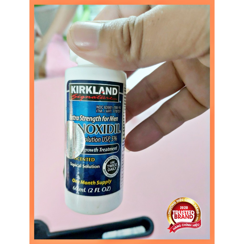 [Date 06/2022] Thuốc mọc râu, tóc Kirkland Minoxidil 5%