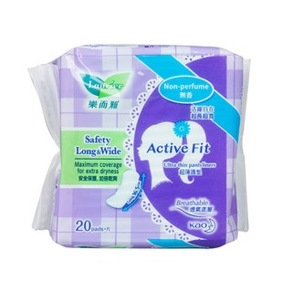 combo 6 gói Băng vệ sinh Laurier hàng ngày Active Fit siêu thấm không hương 20 miếng