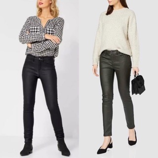 Quần da dáng skinny nữ hiệu xuất khẩu