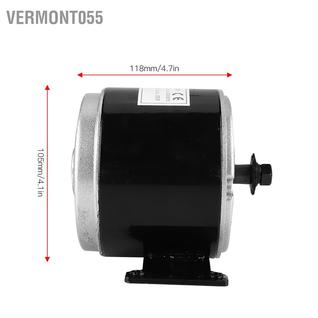 Có thể bán buôn Động cơ chải kim loại chuyên nghiệp bền 24V 350W cho xe điện lướt sóng nhỏ Vermont055 Hàng giao ngay