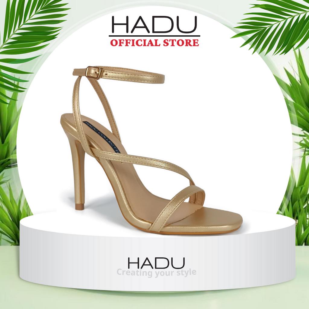 Giày Sandal Cao Gót 9P Quai Mảnh Lisa HADU M952 Da Microfiber Cao Cấp, BH 24 Tháng