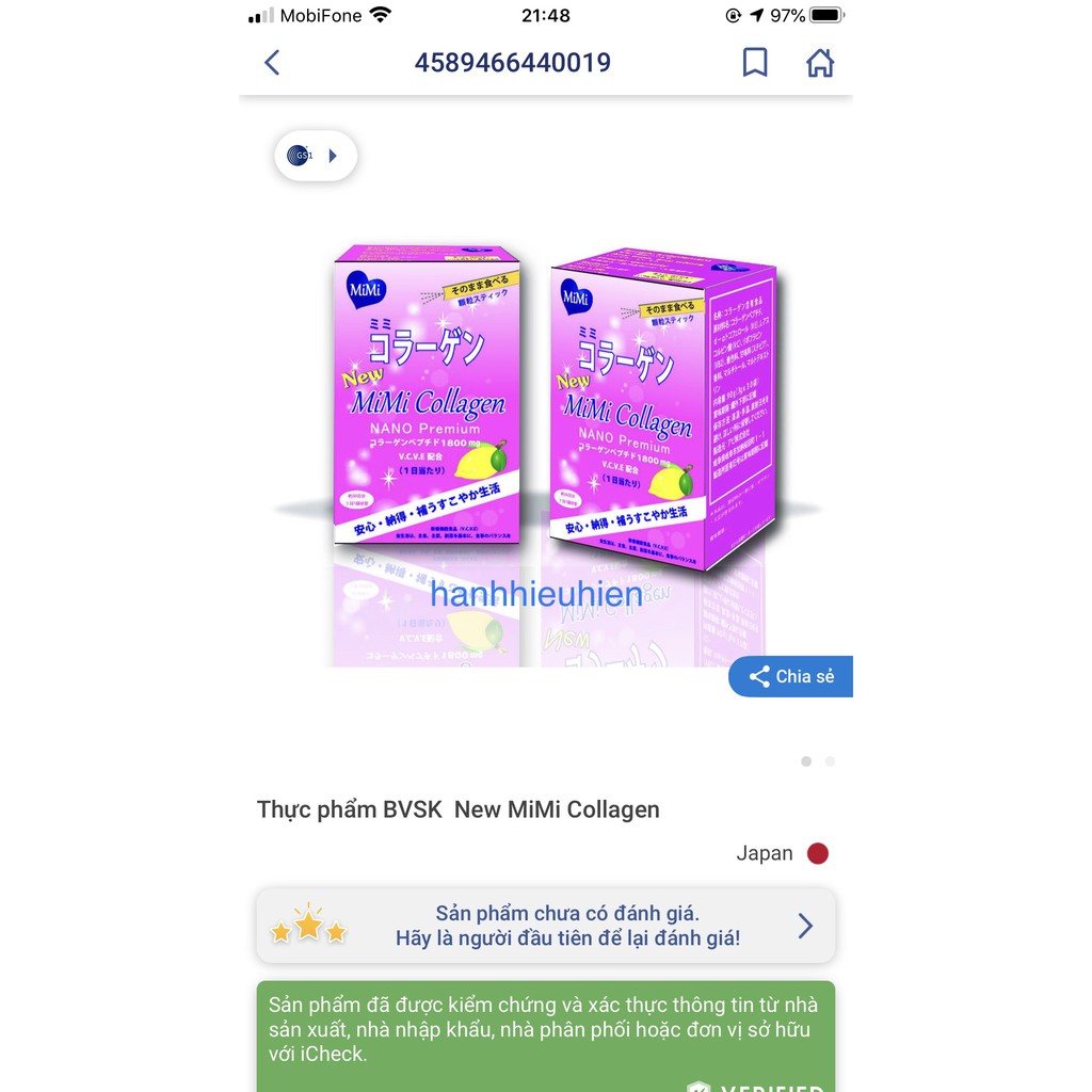 ✅[CHÍNH HÃNG] NEW MiMi COLLAGEN (H/30g)-công nghệ Nano nhập khẩu từ Nhật Bản | BigBuy360 - bigbuy360.vn